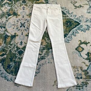 J. Jill Women's White Boot Cut Jeans
